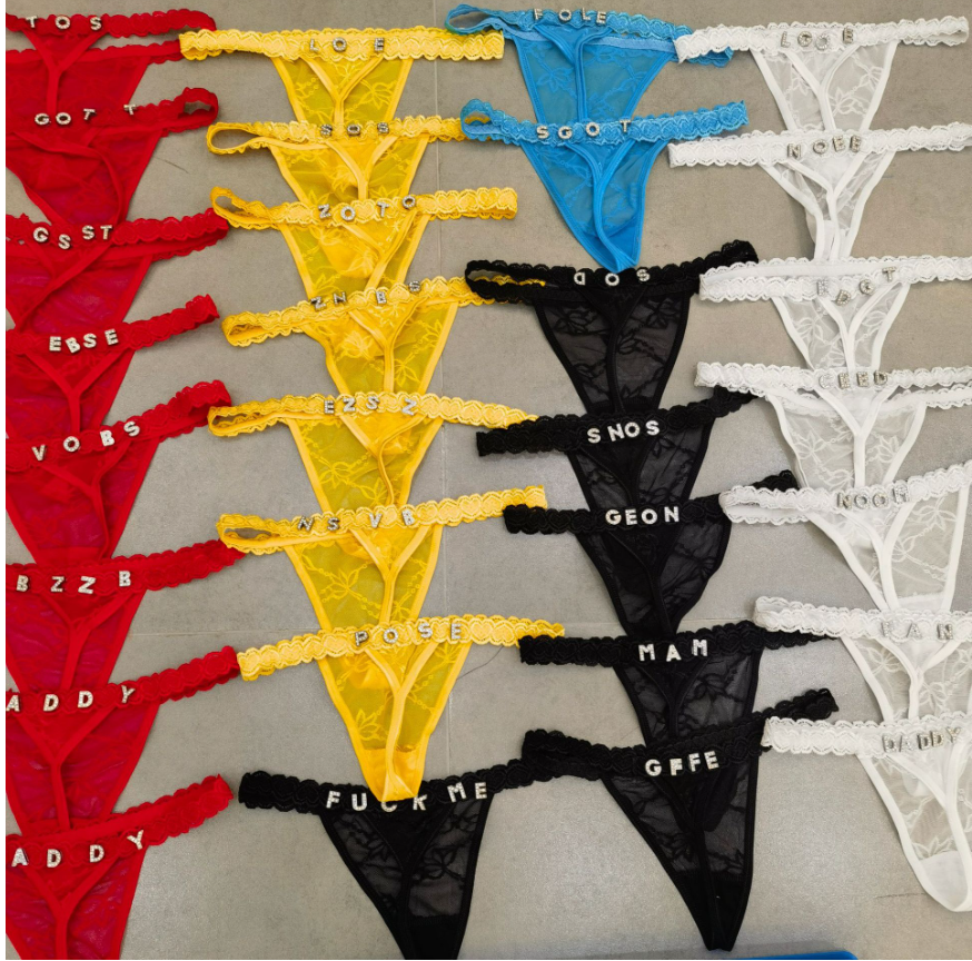 Personalised thong